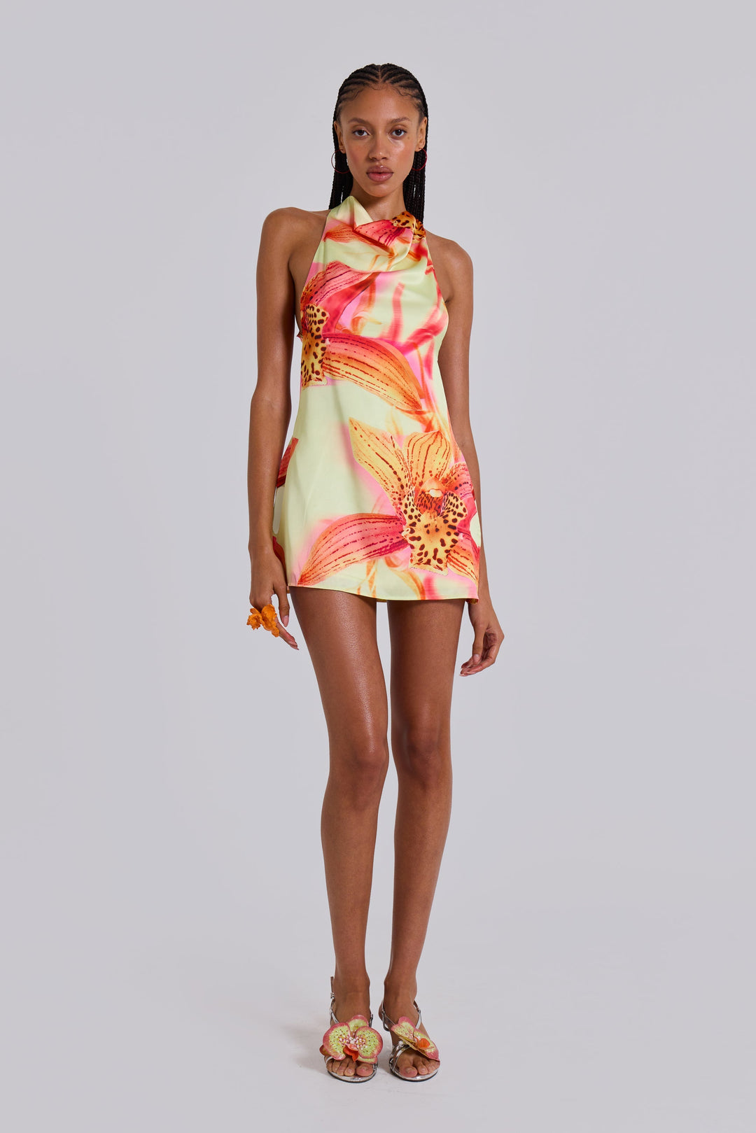 Lana™ | Tropisches Halter-Minikleid