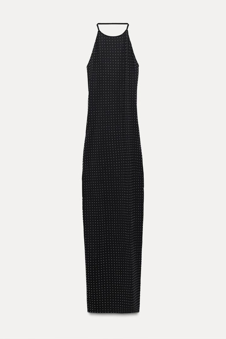 Halter™ | Elegantes Kleid mit Strass