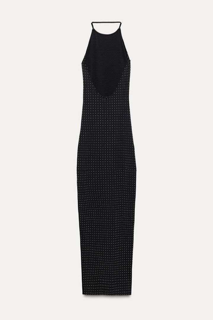 Halter™ | Elegantes Kleid mit Strass