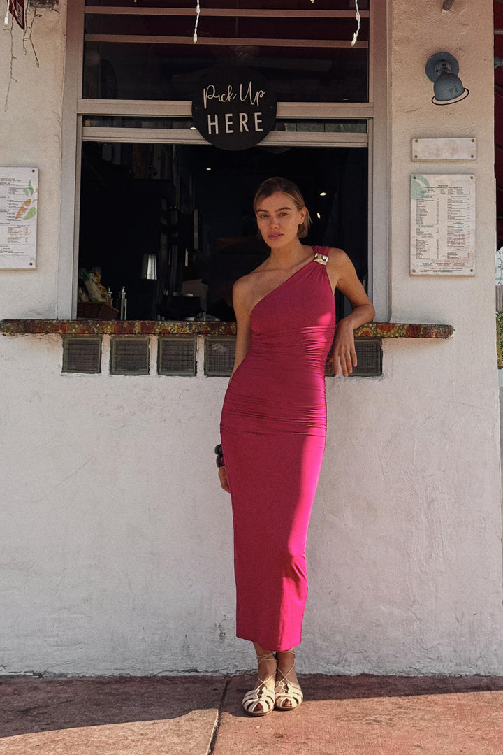 Oliane™ | Körperbetontes Midi-Kleid