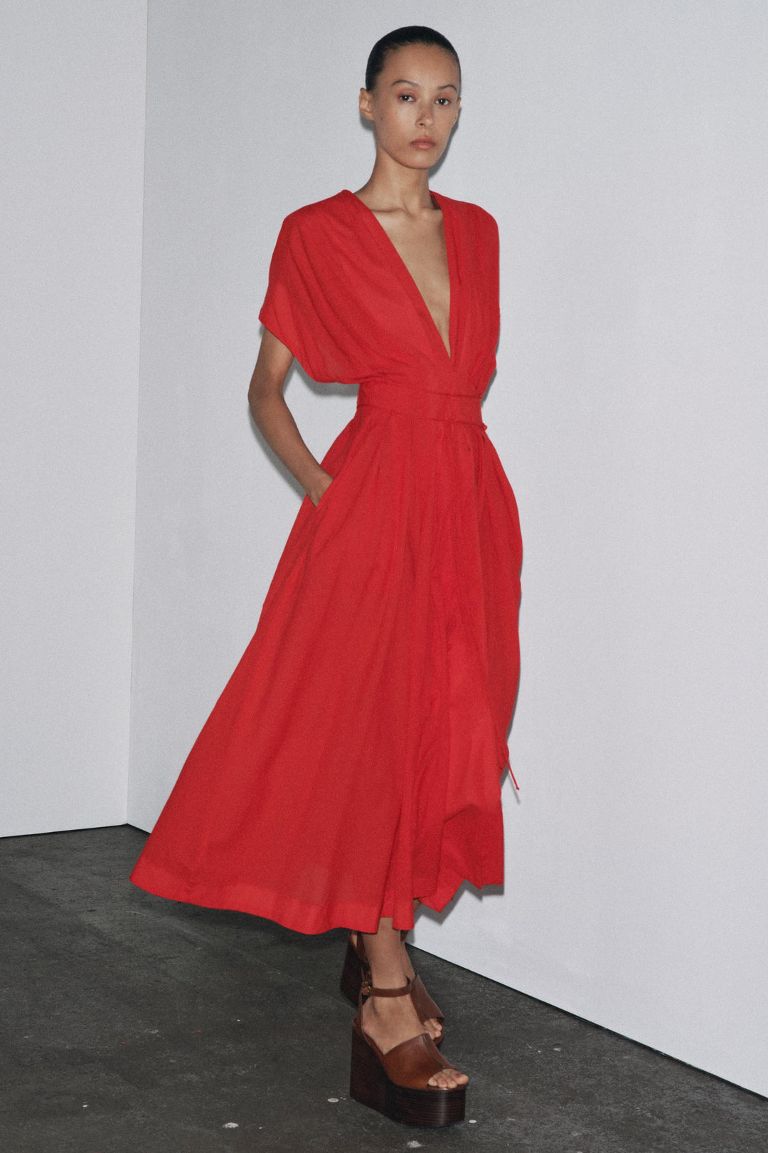 Freya™ | Midi Wickelkleid