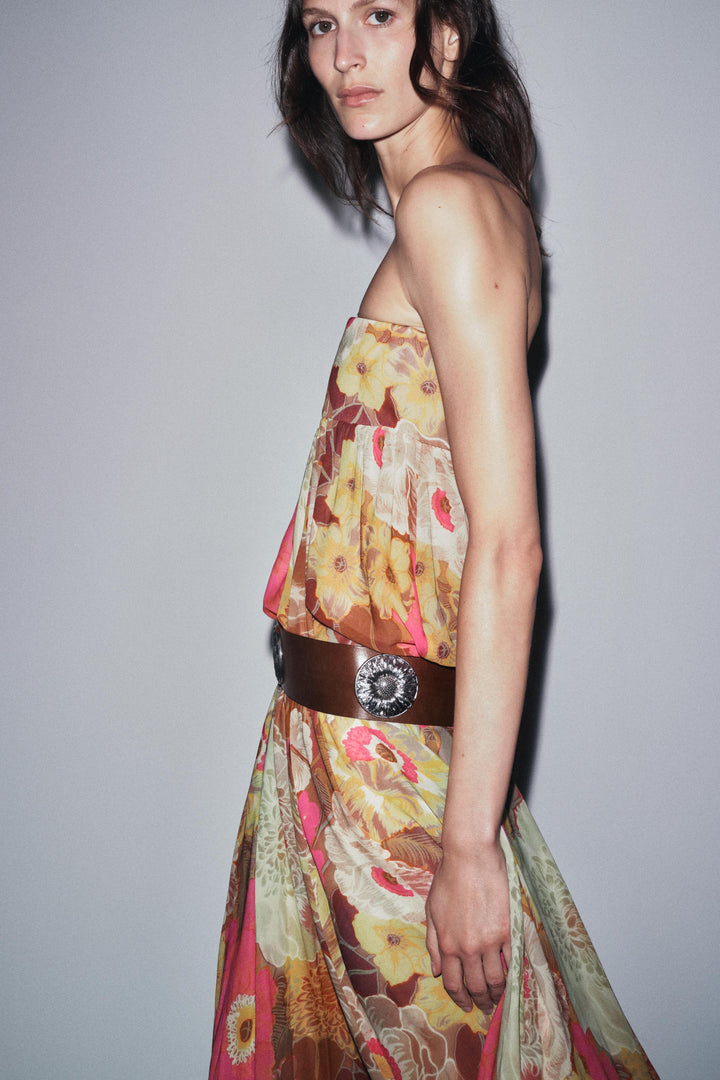 Isla™ | Boho Floral Maxi Kleid