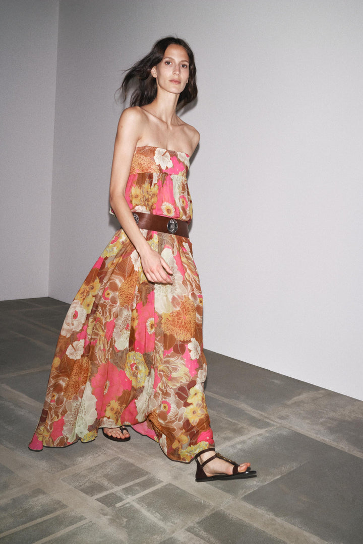 Isla™ | Boho Floral Maxi Kleid