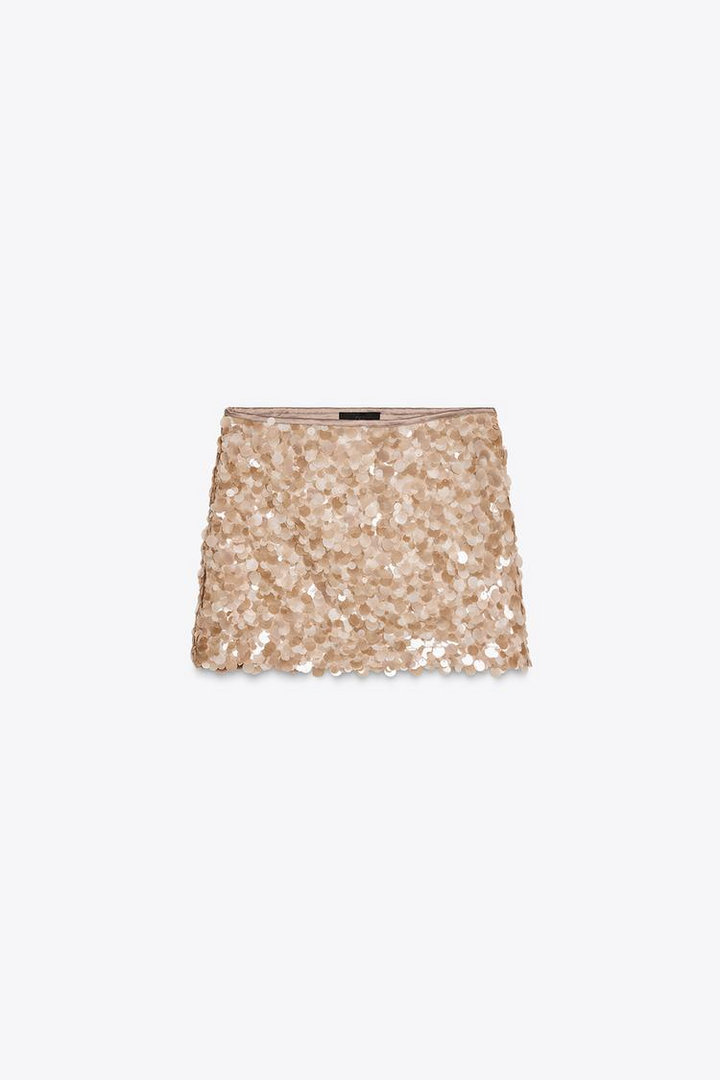 Cleo™ | Hohe Taillen Paillettenrock