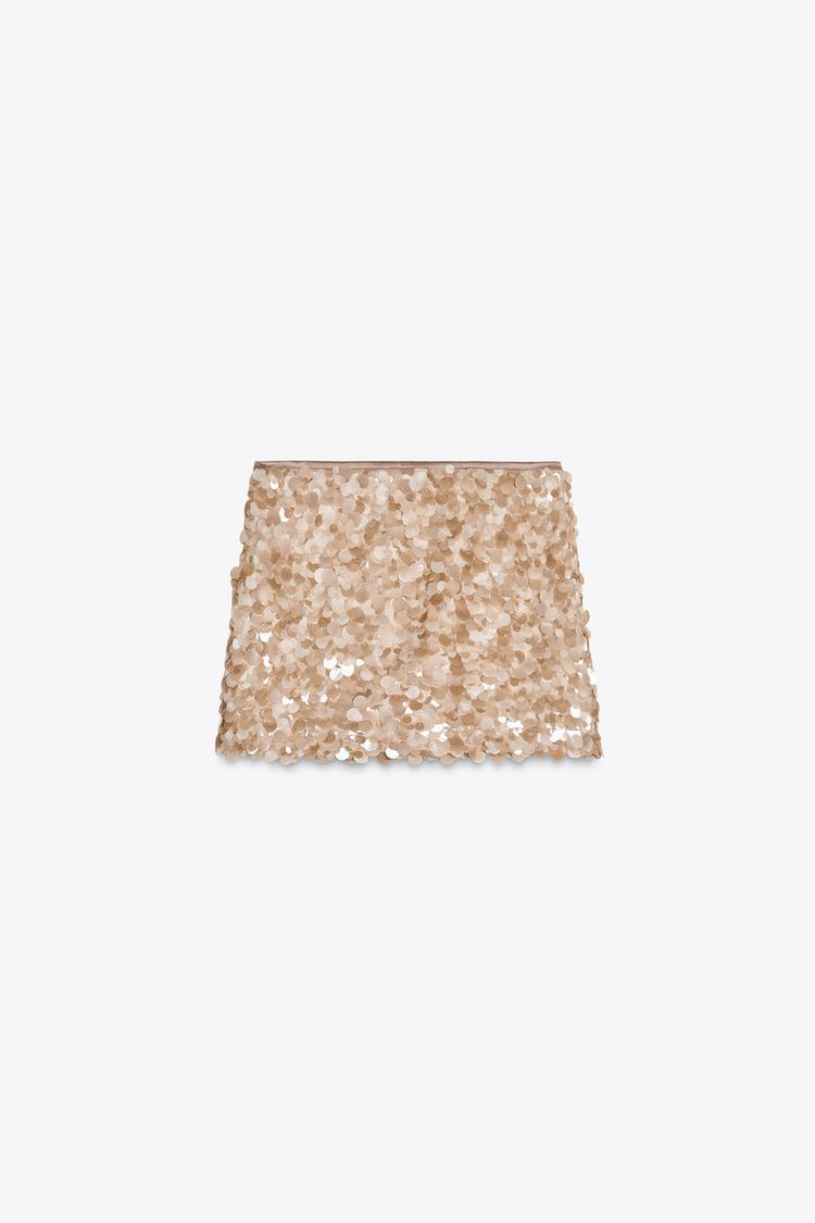 Cleo™ | Hohe Taillen Paillettenrock
