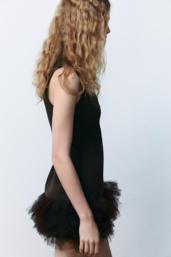 Novara™ | Braunes Tüllkleid