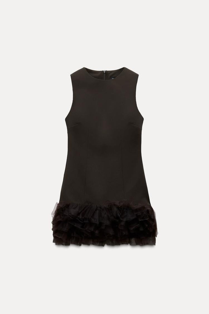Novara™ | Braunes Tüllkleid