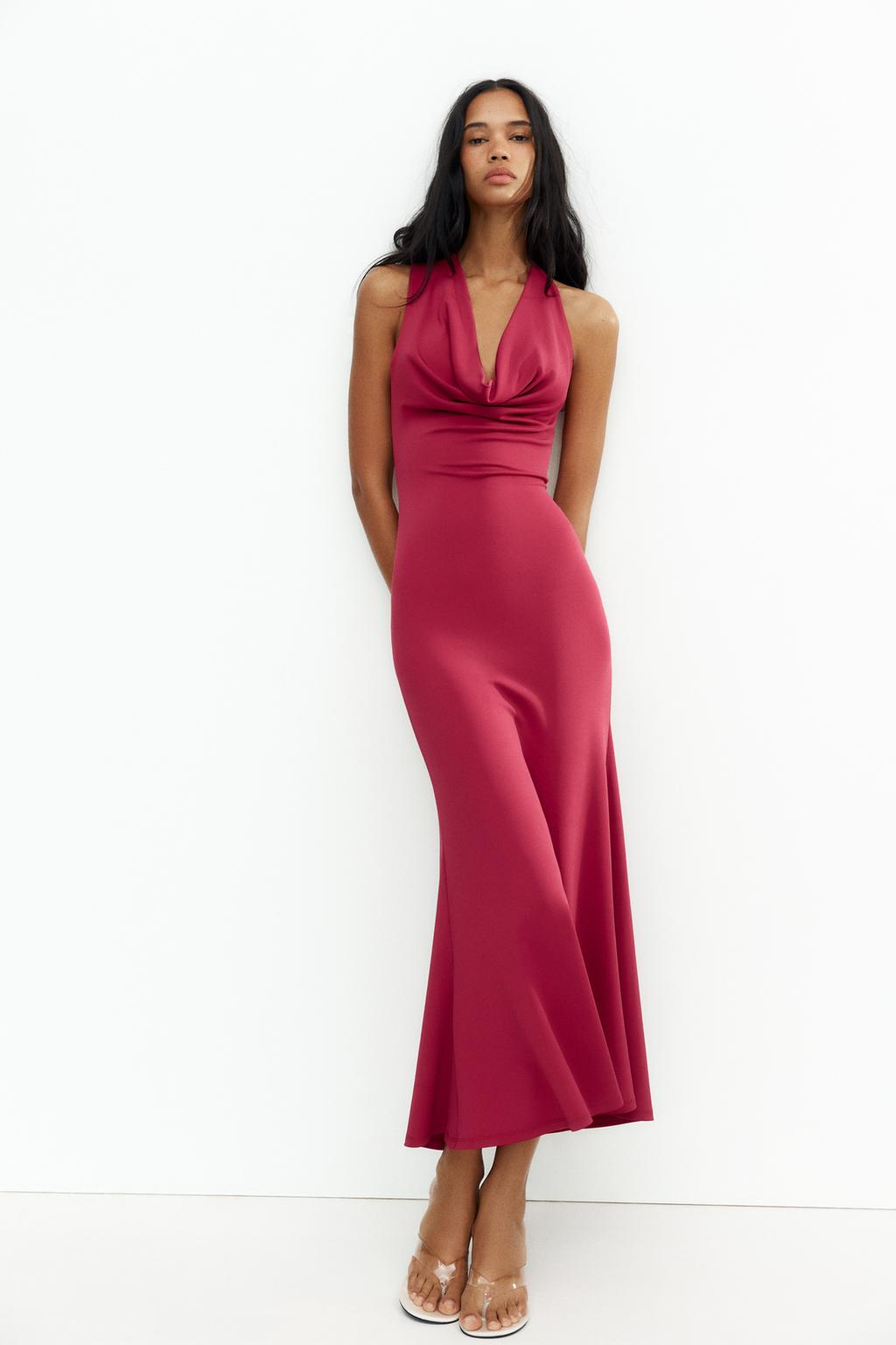 Sevgi™ | Drapiertes Midi-Kleid