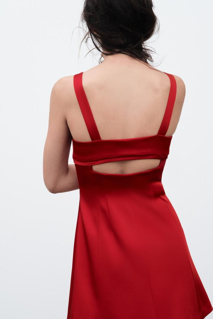 Velveta™ | Rotes Mini-Kleid