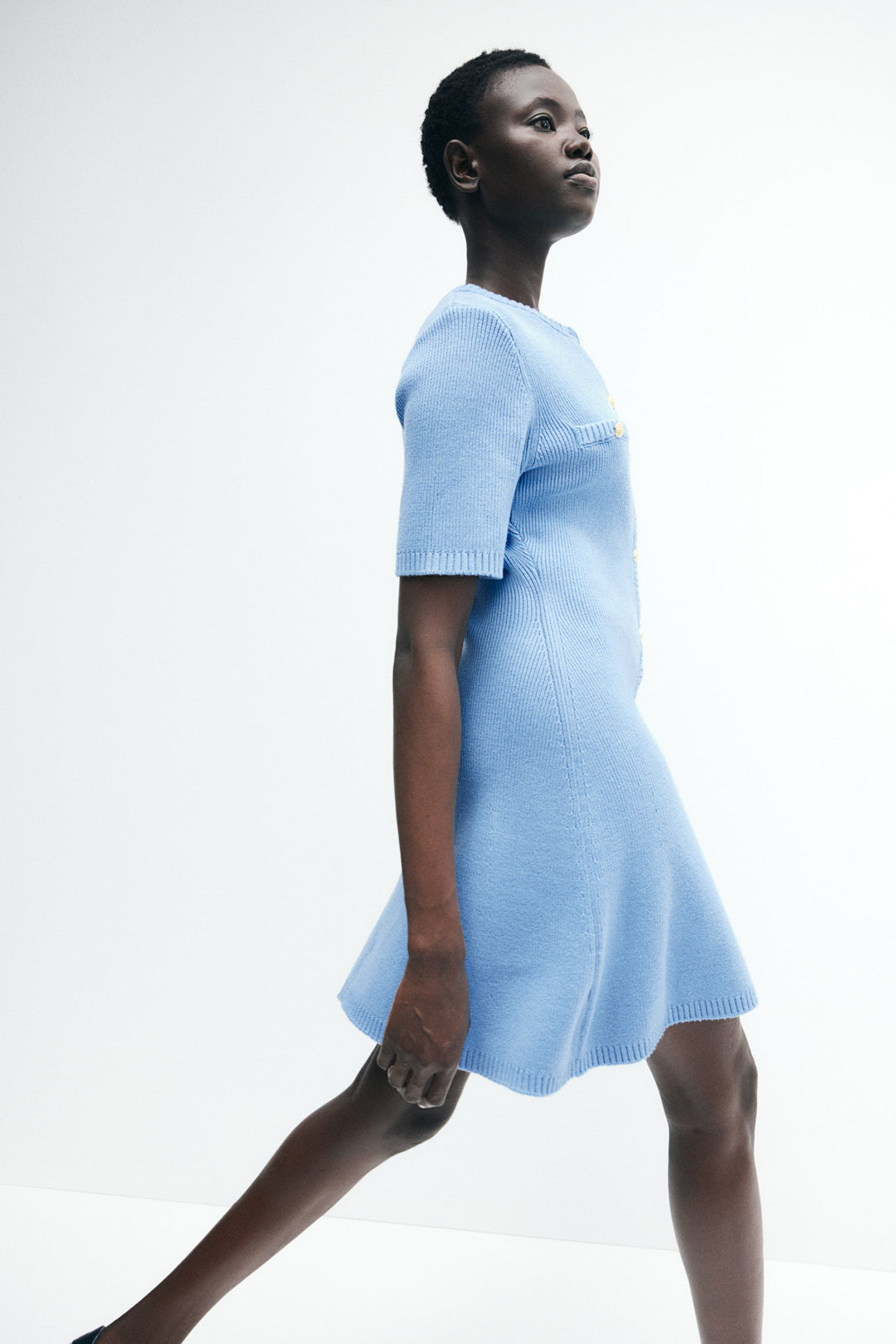 Carolina™ | Plissiertes Mini-Kleid
