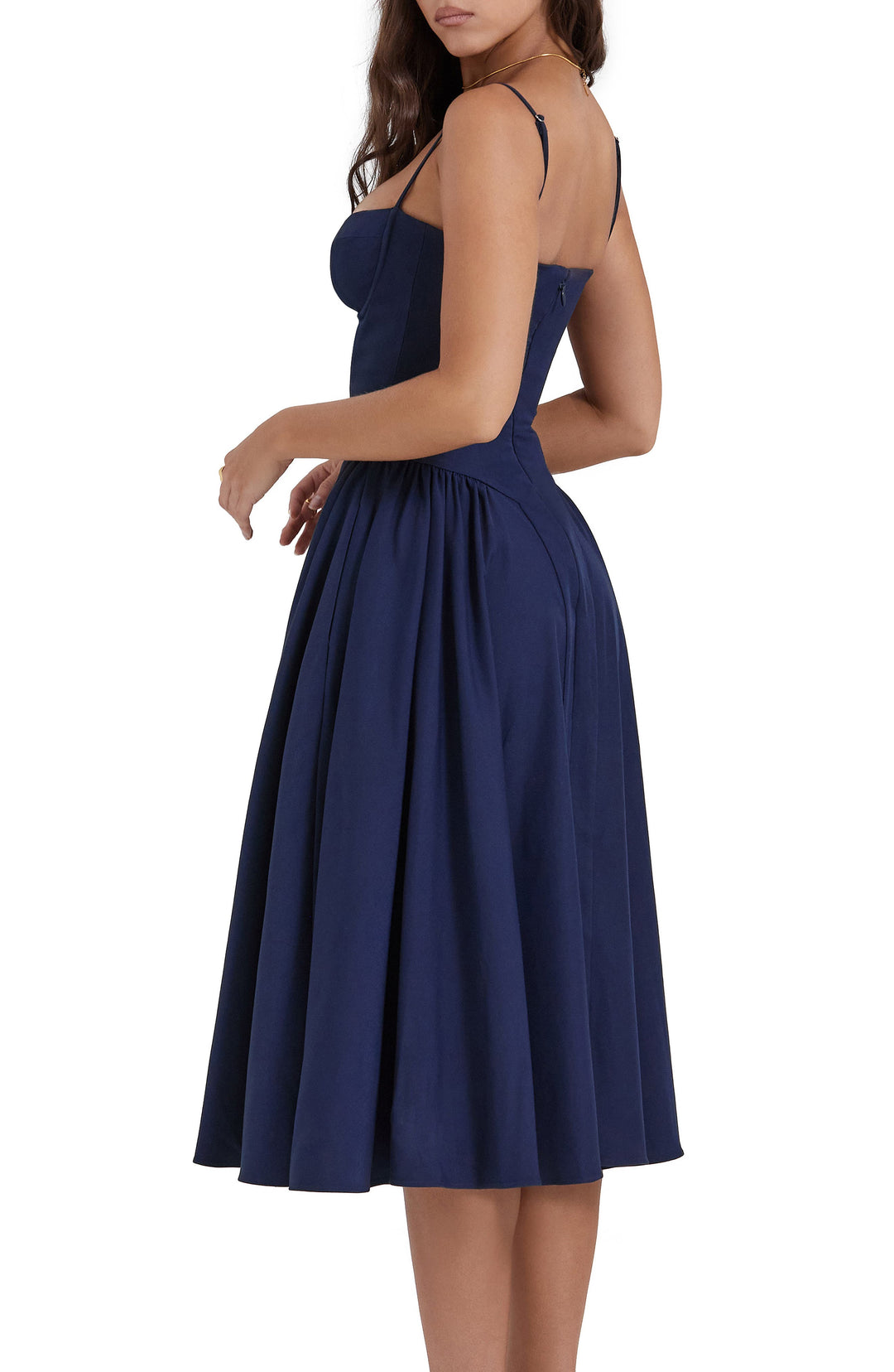 Elara™ | Charm Midi Kleid