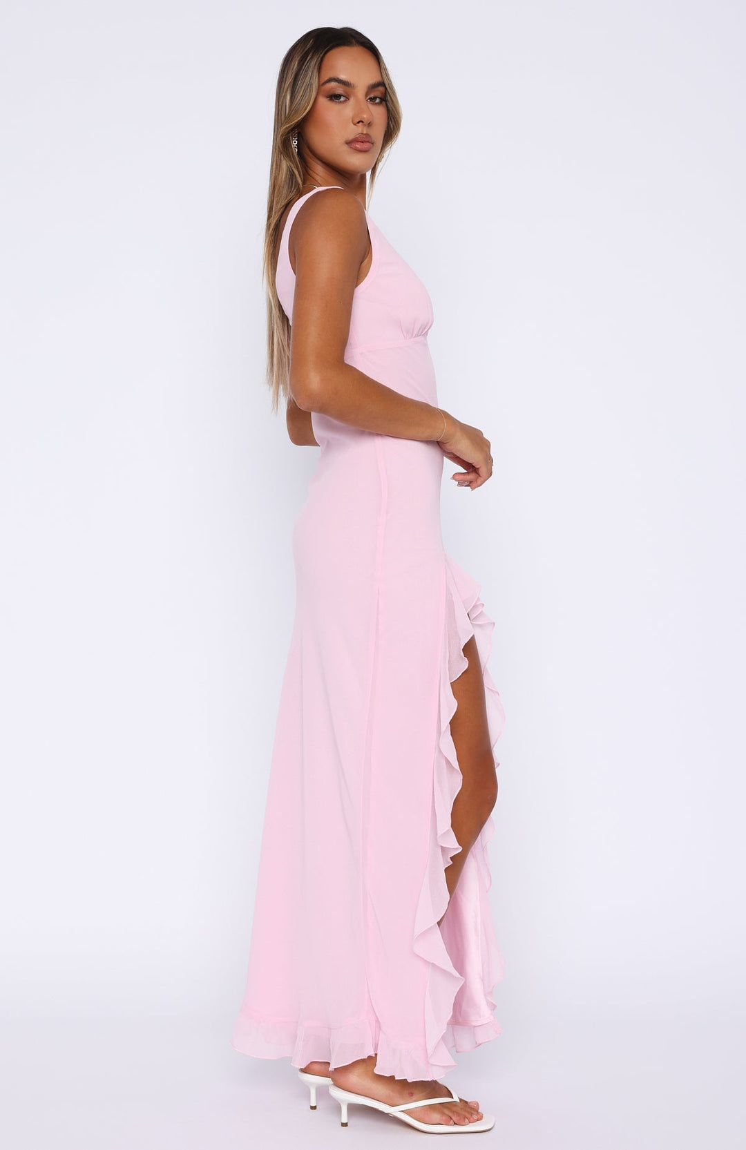 Soraya™ | Müheloses Rüschens Maxikleid