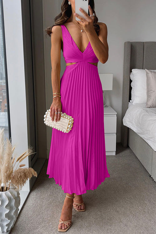Alina™ | Plissiertes Midikleid