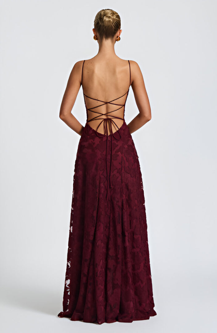 Francisa™ | Spitzen-Corsagen-Maxikleid