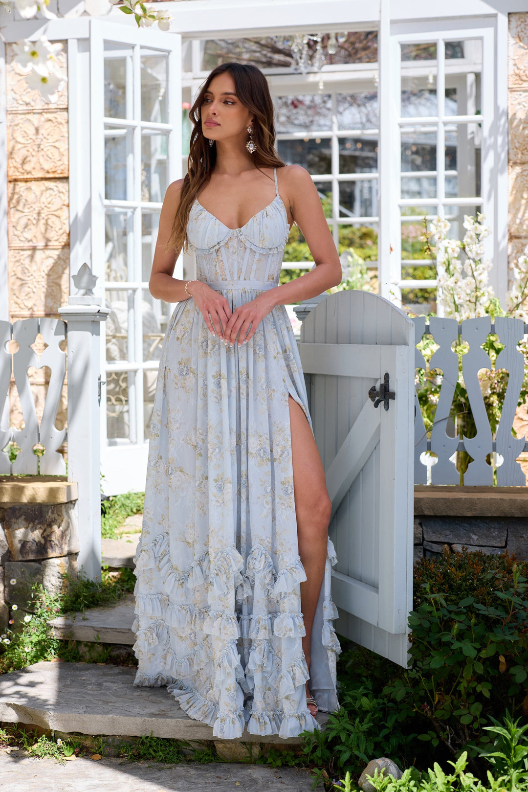 Celeste™ | Florales Maxikleid