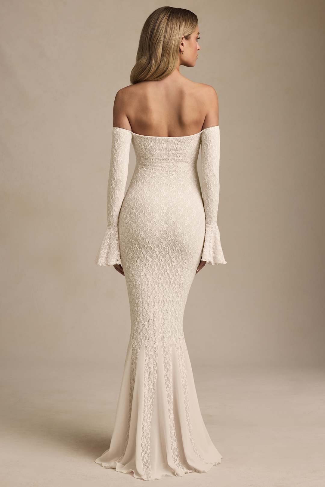 Celeste™ | Off-Shoulder Spitzen-Maxikleid