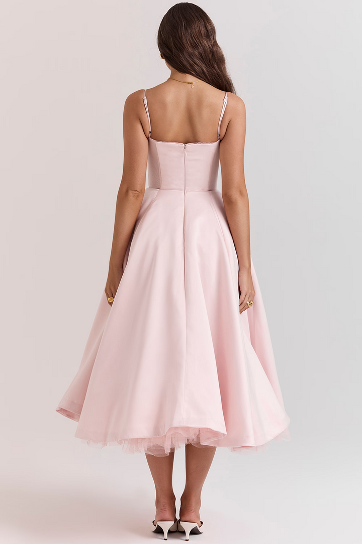 Alina™ | Korsett Midi Kleid