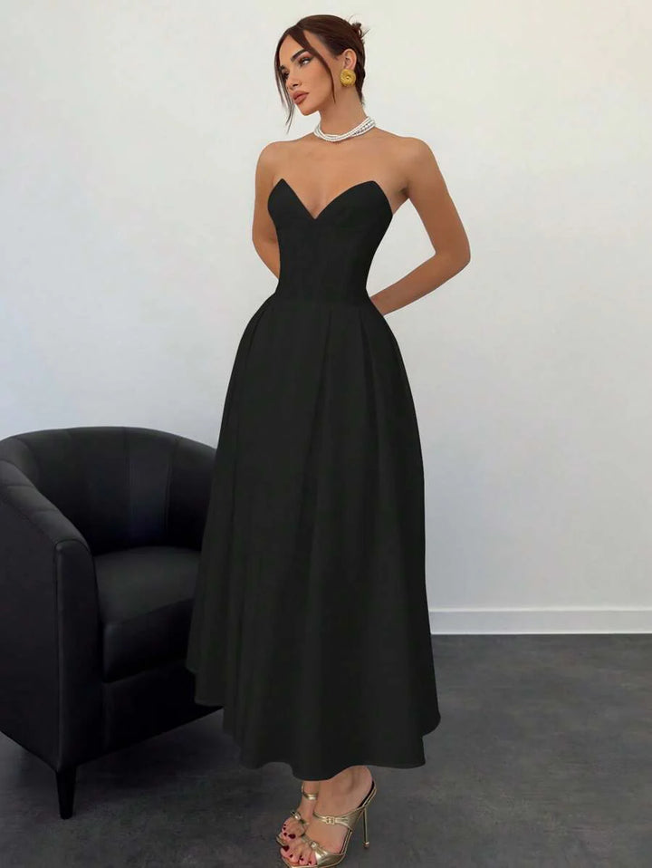Nina™ | Elegantes Midi-Kleid
