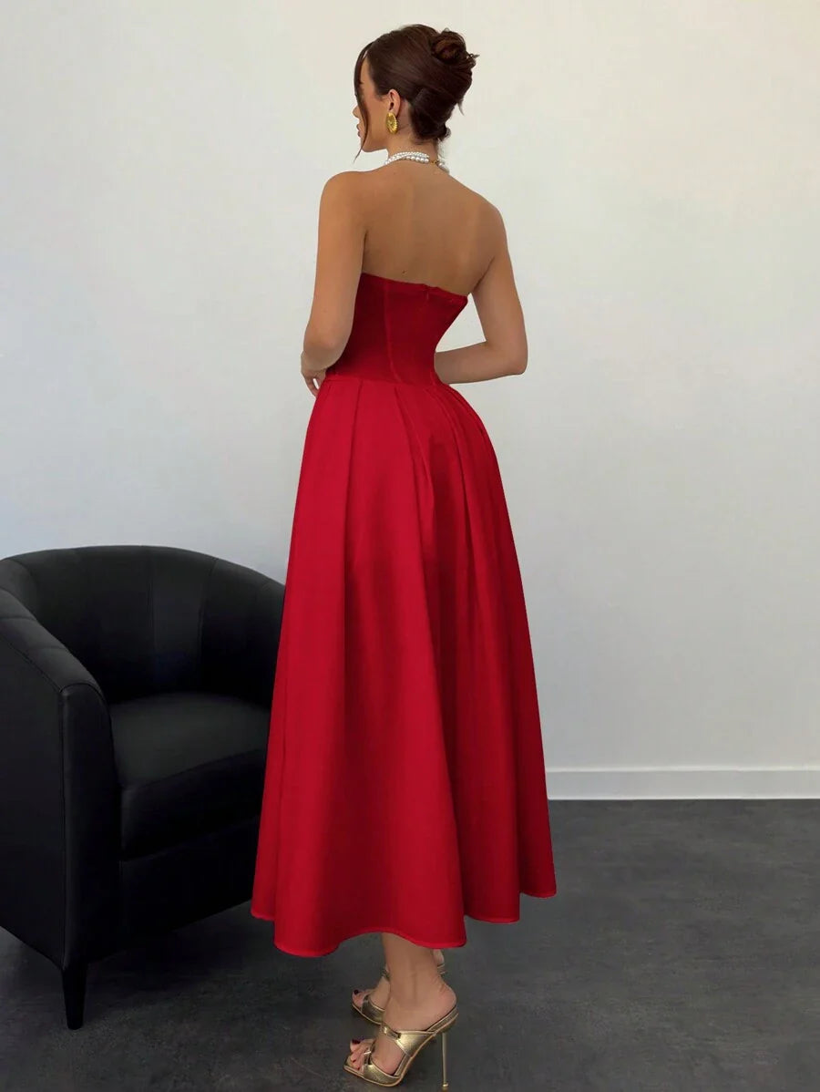 Nina™ | Elegantes Midi-Kleid