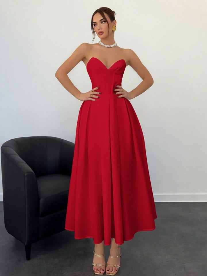 Nina™ | Elegantes Midi-Kleid