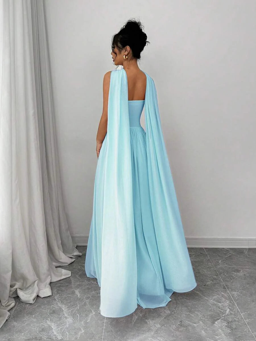 Alessia™ | Sculpted Strapless Maxi-Kleid