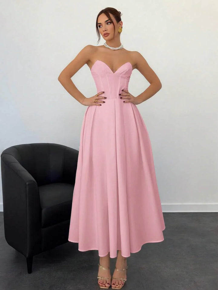 Nina™ | Elegantes Midi-Kleid