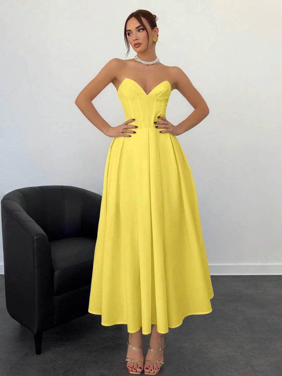Nina™ | Elegantes Midi-Kleid