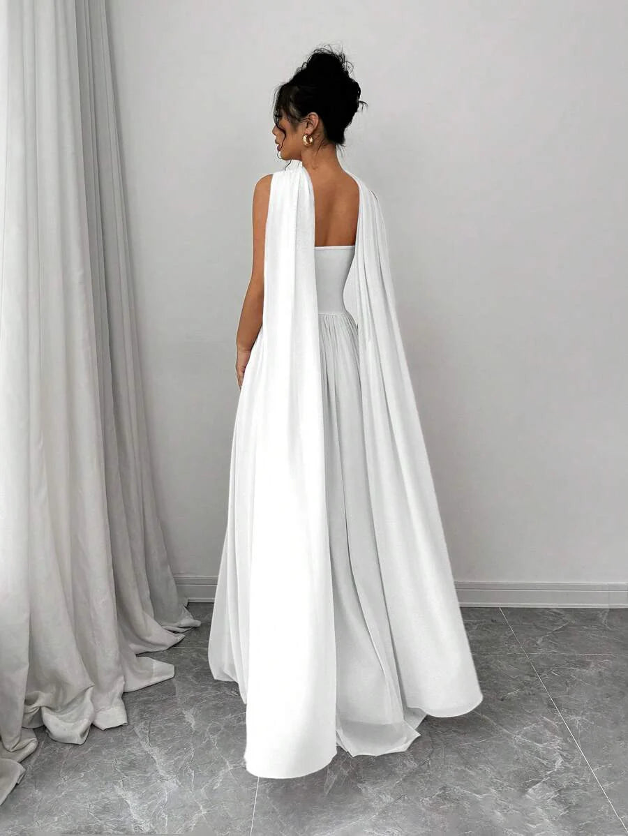Alessia™ | Sculpted Strapless Maxi-Kleid