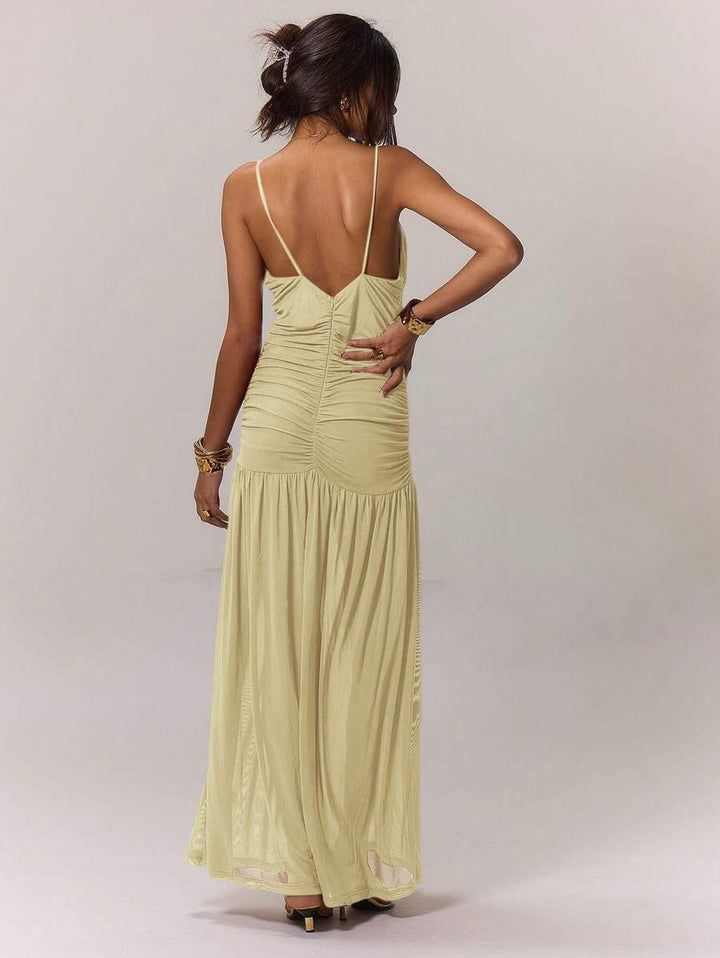Leonie™ | Raffung Taille Ferienkleid