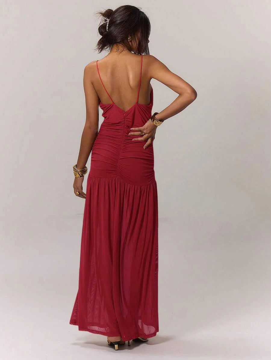Leonie™ | Raffung Taille Ferienkleid