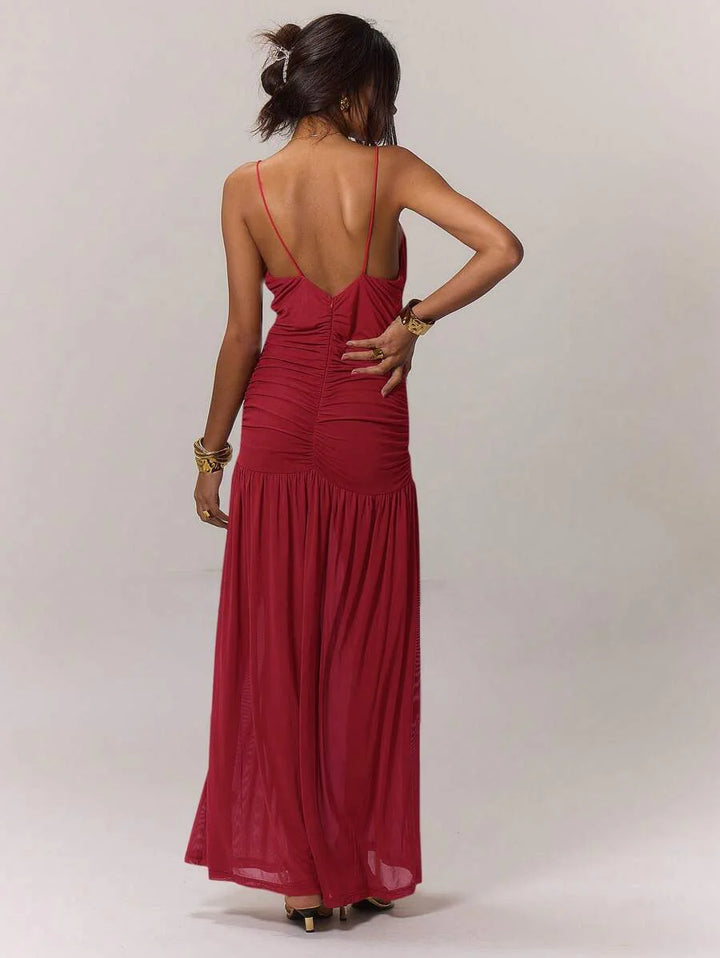 Leonie™ | Raffung Taille Ferienkleid