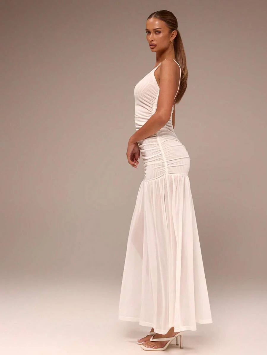 Leonie™ | Raffung Taille Ferienkleid