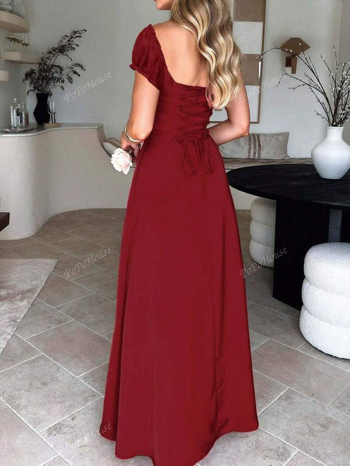 Isolde™ | Weiches Boho-Corsagen-Maxikleid