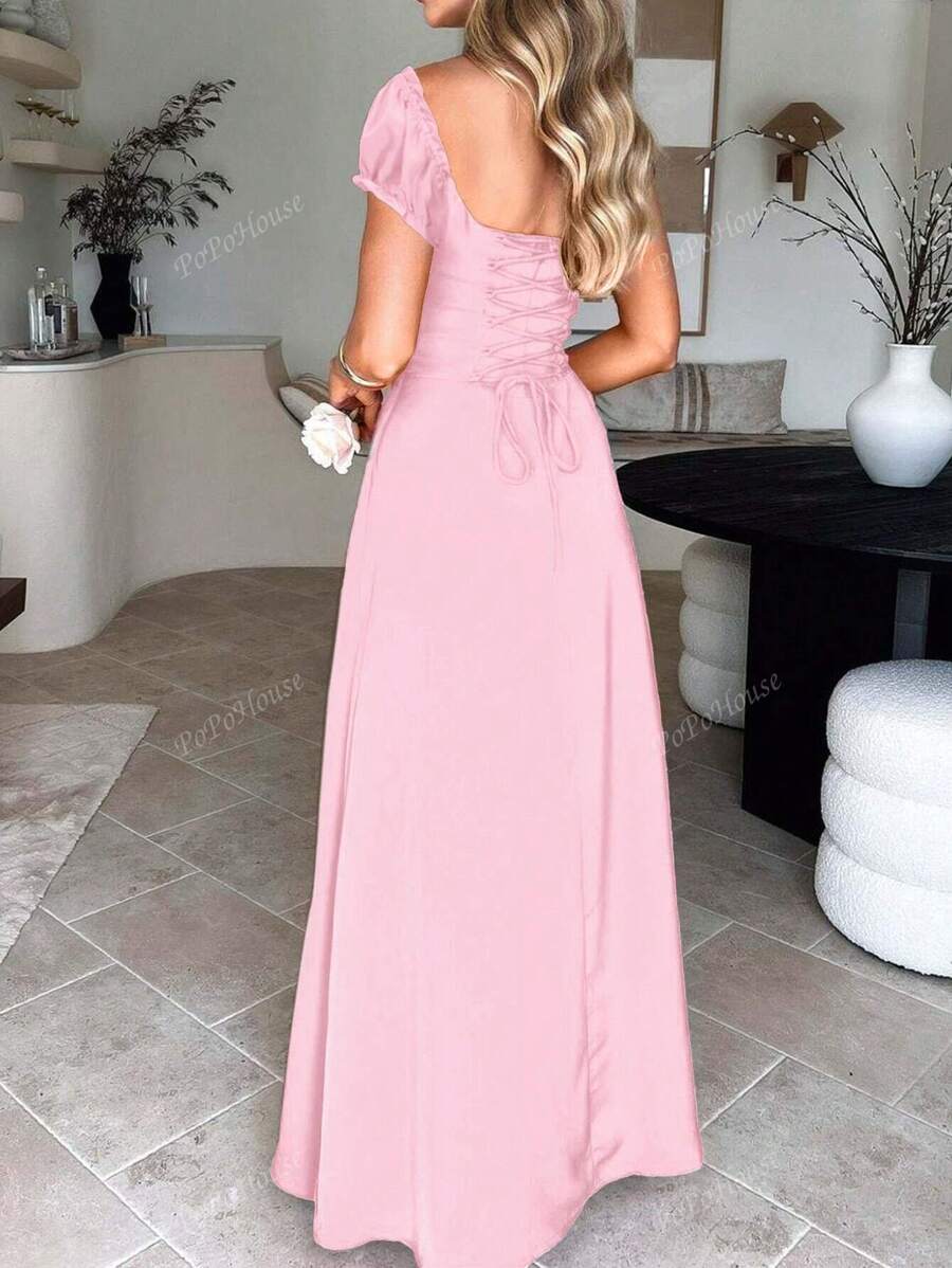 Isolde™ | Weiches Boho-Corsagen-Maxikleid