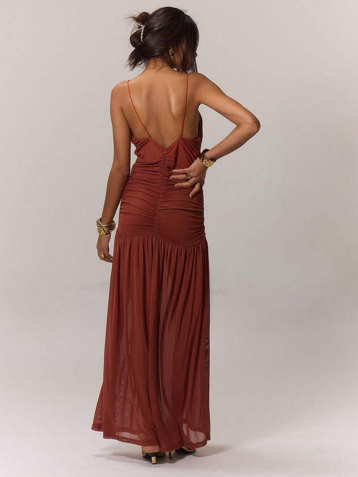 Leonie™ | Raffung Taille Ferienkleid