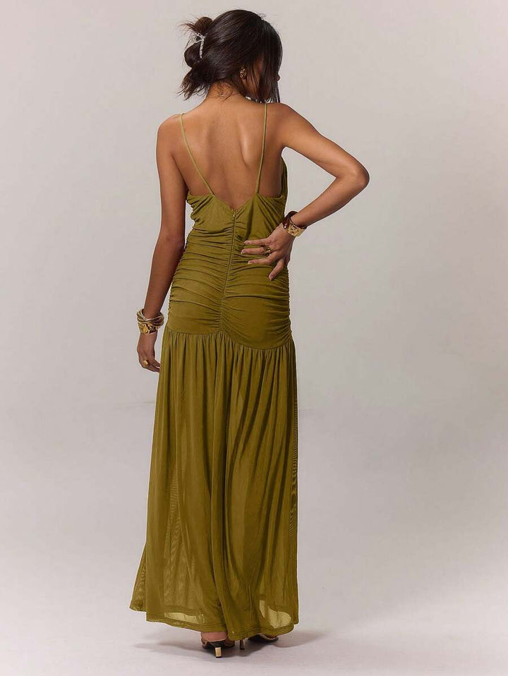 Leonie™ | Raffung Taille Ferienkleid