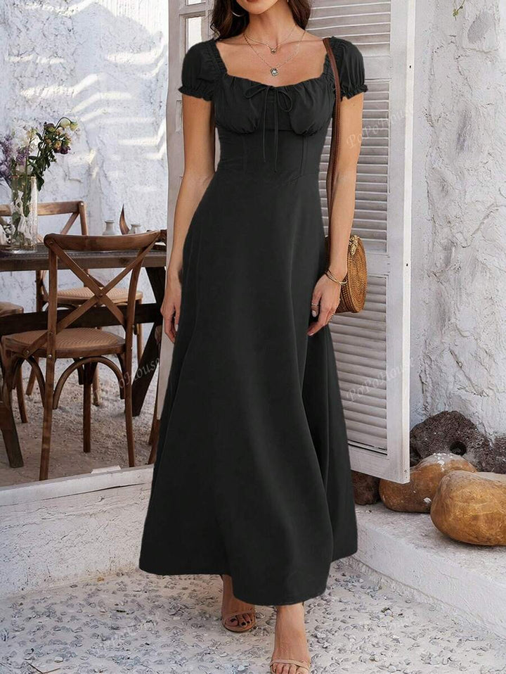 Isolde™ | Weiches Boho-Corsagen-Maxikleid