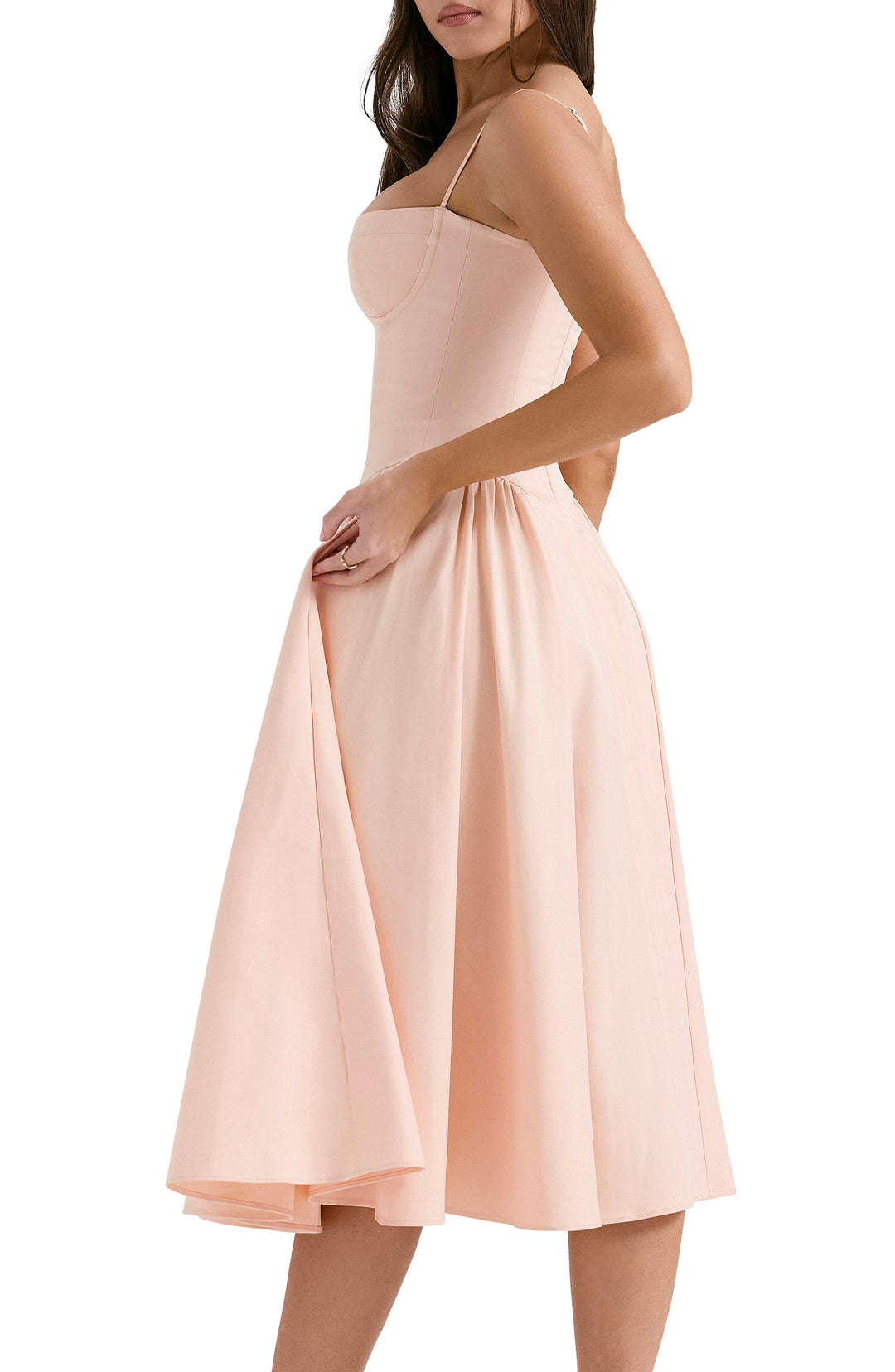 Elara™ | Charm Midi Kleid