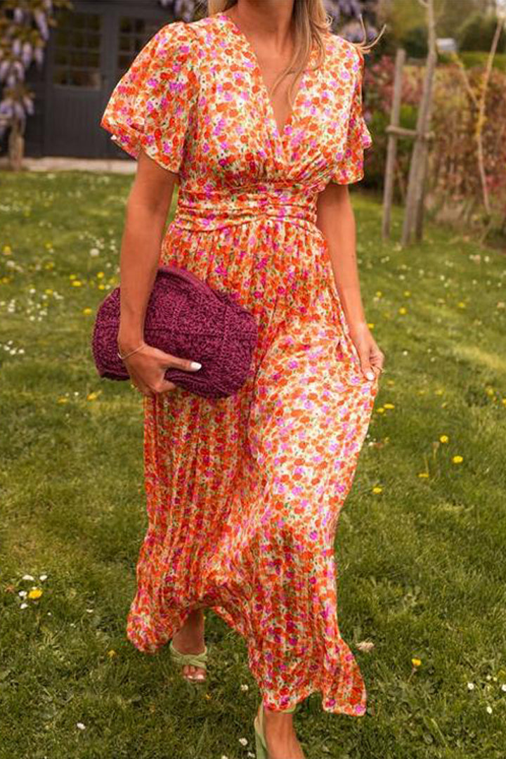 Isla™ | Blühendes Wiesen Maxi-Kleid