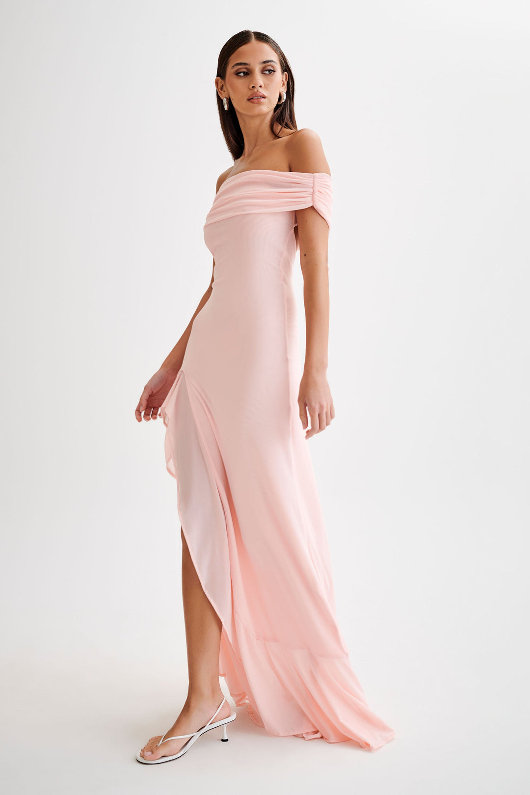 Zarina™ | Off-Shoulder Ruffle Maxi Kleid