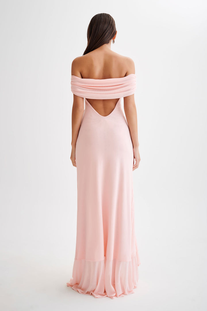 Zarina™ | Off-Shoulder Ruffle Maxi Kleid