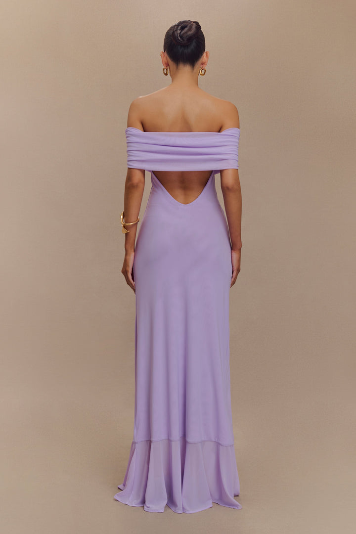 Zarina™ | Off-Shoulder Ruffle Maxi Kleid