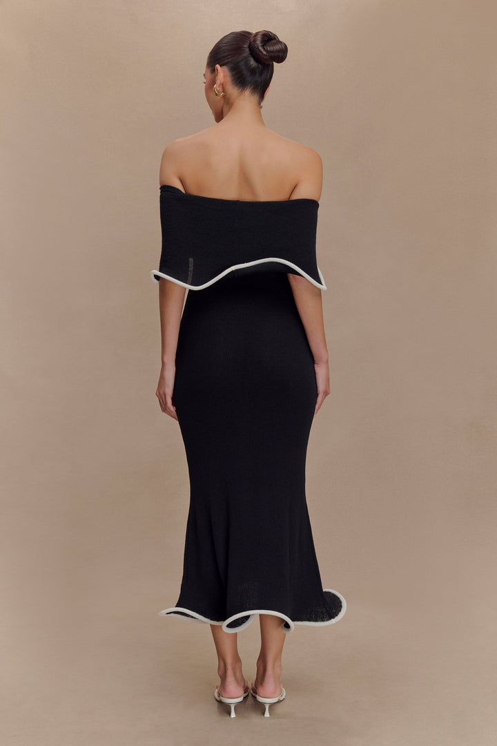 Rhea™ | Off-Shoulder Strick-Midi-Kleid