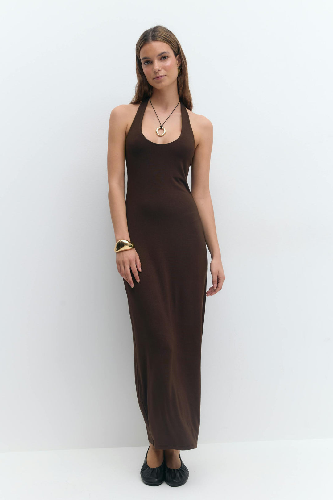 Inès™ | Halterneck Midaxi Kleid