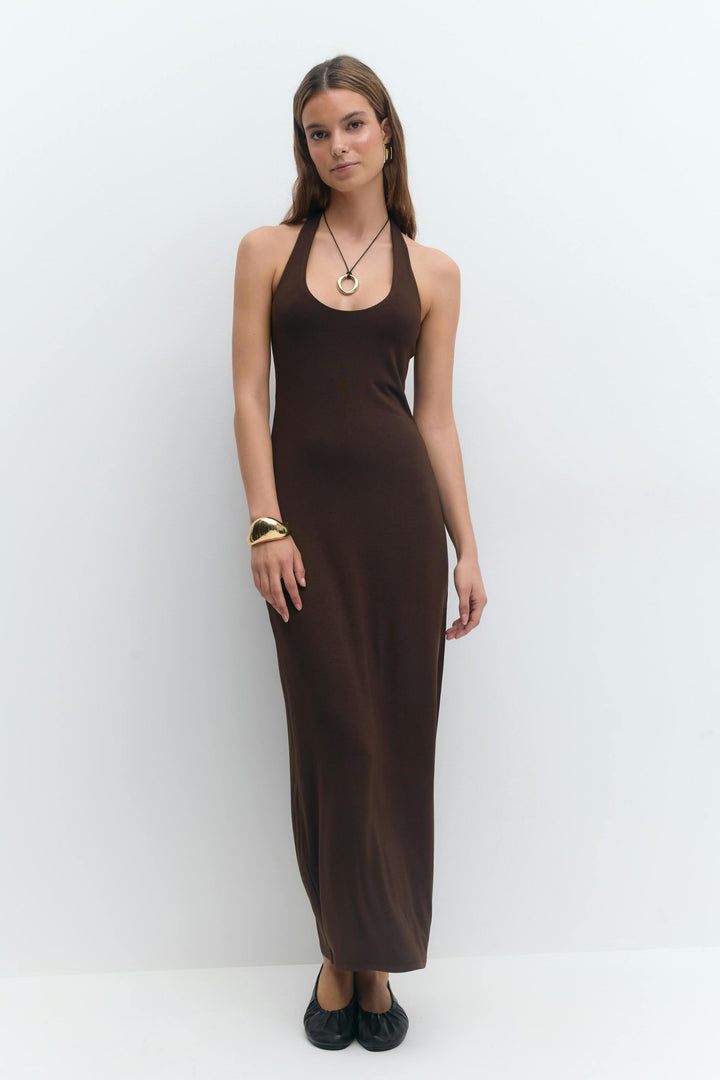 Inès™ | Halterneck Midaxi Kleid