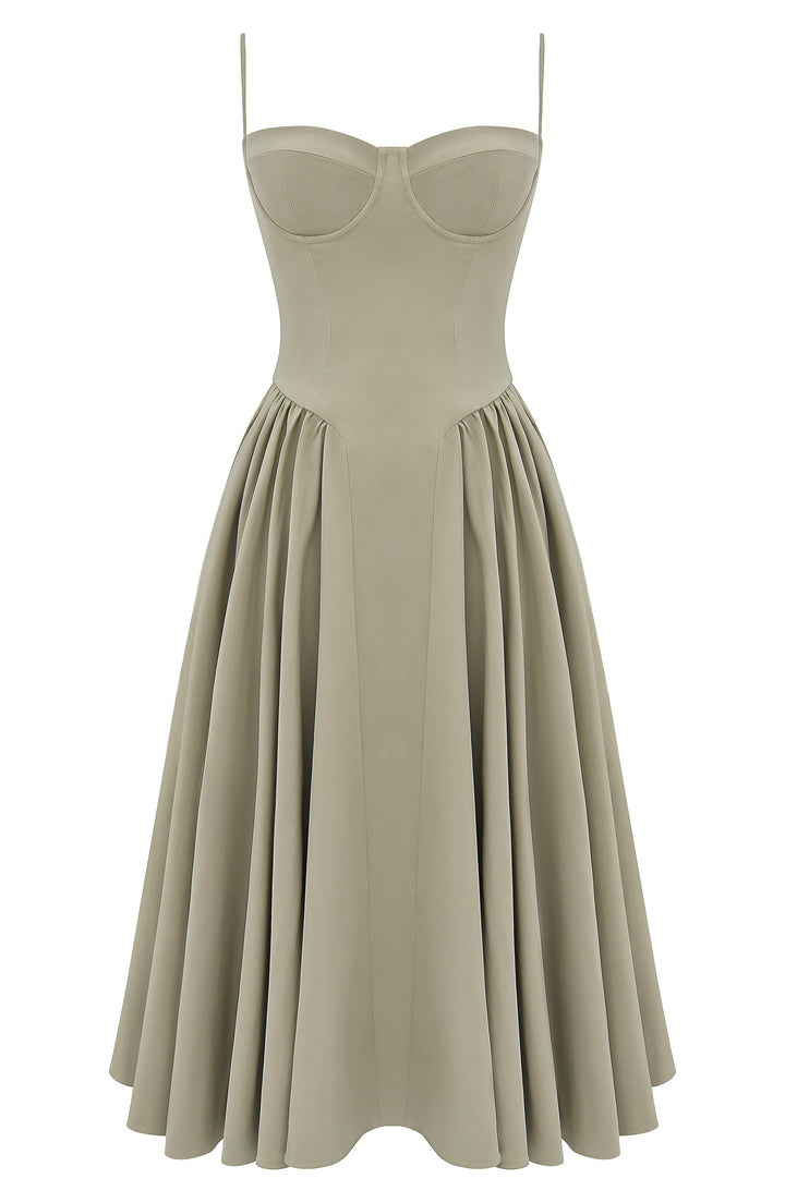 Elara™ | Charm Midi Kleid