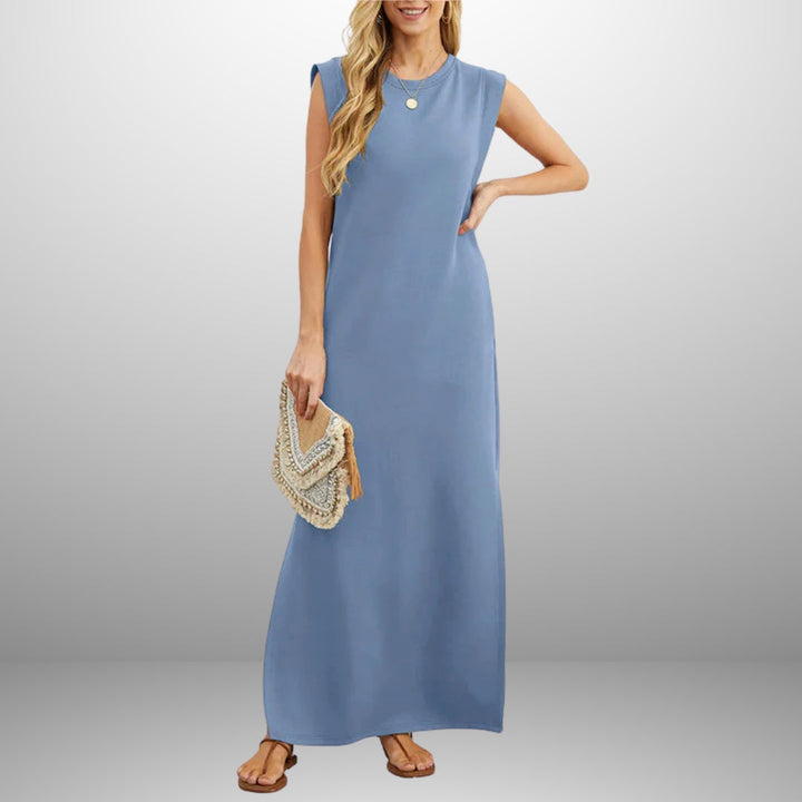Emira™ | Ärmelloses Maxikleid
