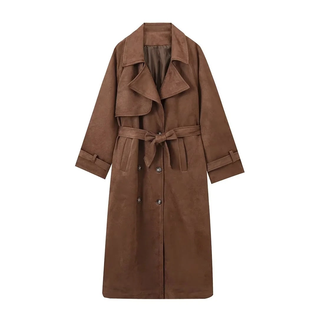 Suedeva™ | Wildleder Trenchcoat