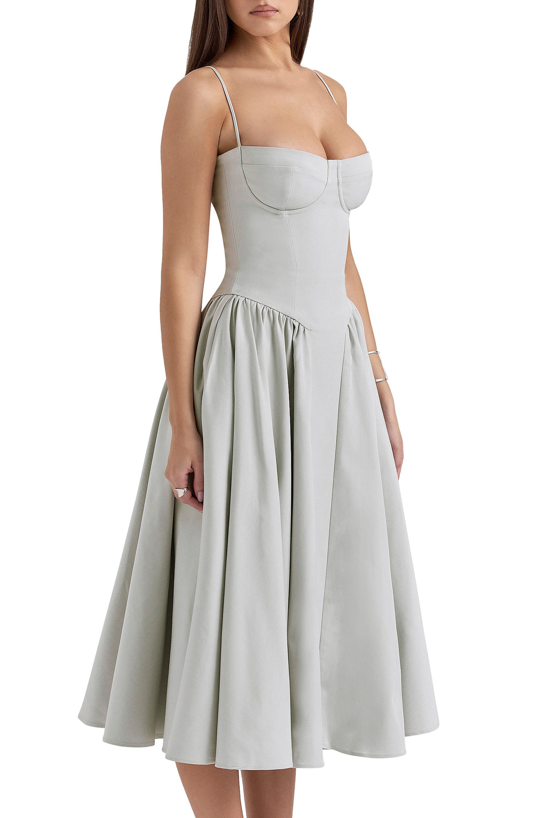 Elara™ | Charm Midi Kleid