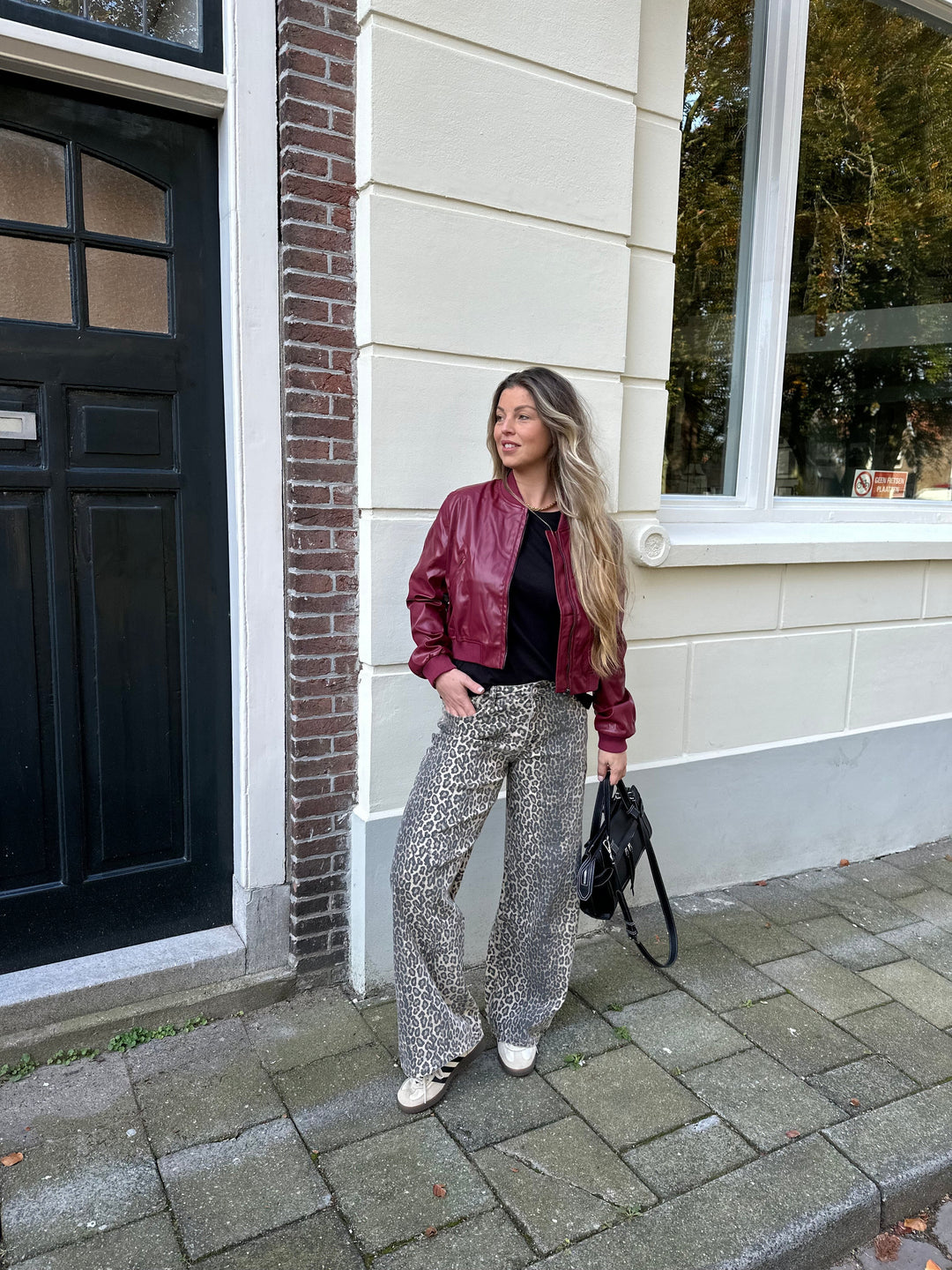 Azyra™ | Klassische Lederjacke